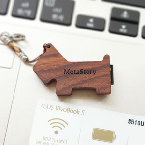 키링 USB 메모리 (강아지 멍.멍.)